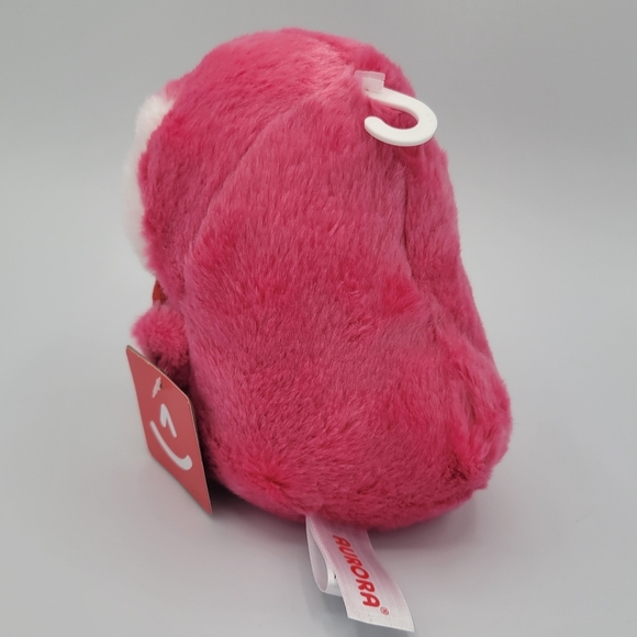 5" Aurora Pink Penguin Rolly Pet I Luv You Valentine's Day Plush - Picture 2 of 2